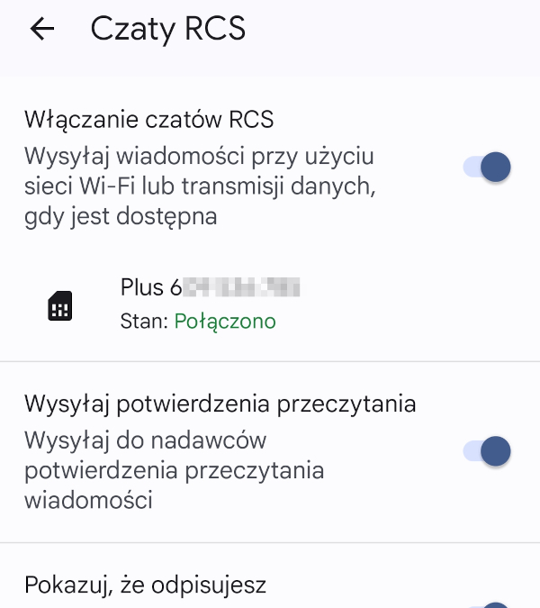 czat włączony